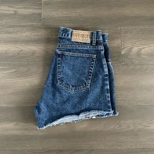Denim high waisted shorts size 30